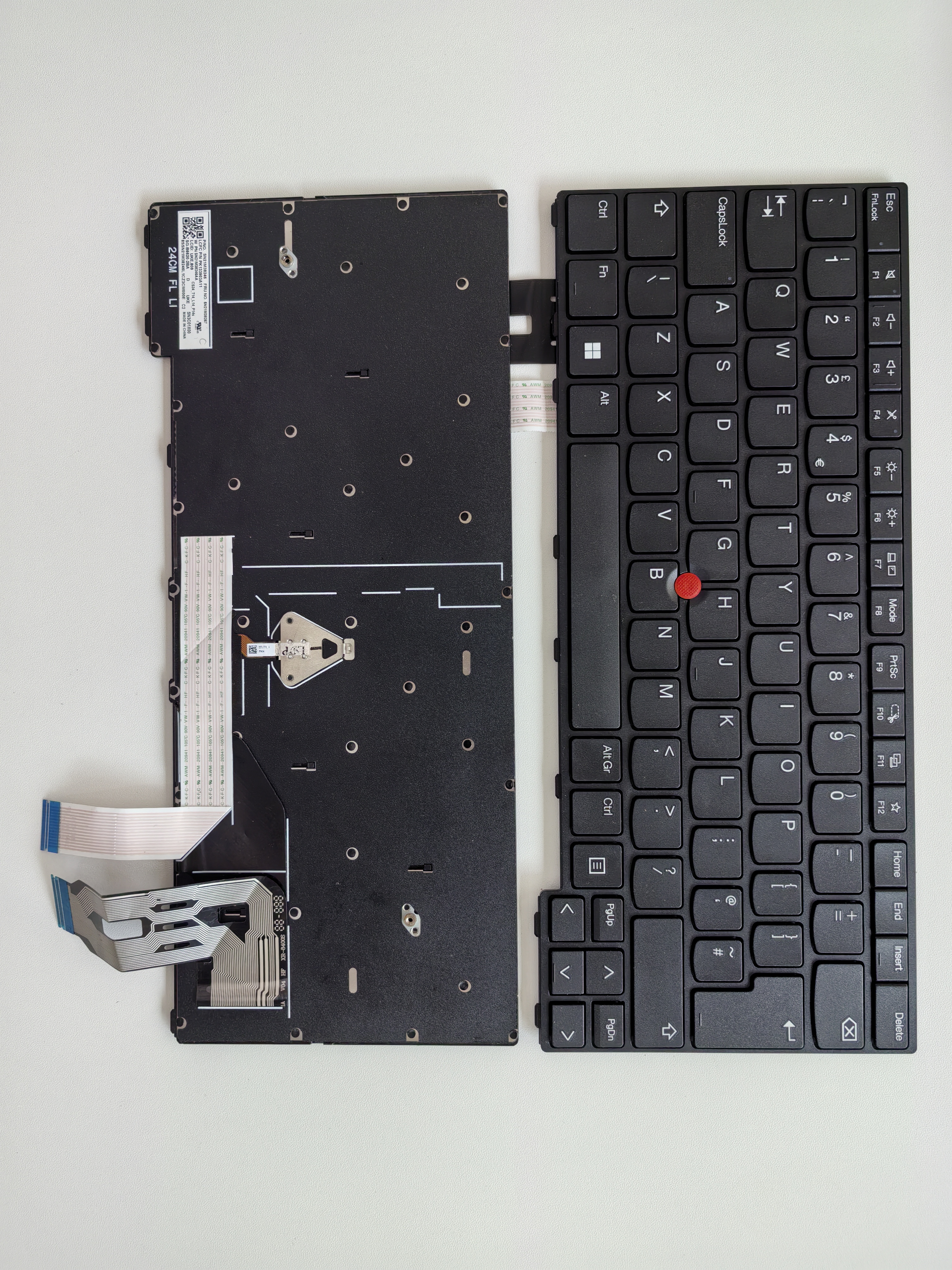 Picture of New Replacement Laptop Keyboard For IBM T14 fifth generation/T14 GEN5/P14S GEN5 BLACK FRAME BLACK UK Layout